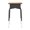Flash Furniture HERCULES Student Desk w/Open Front Metal Book Box, Natural Desktop, Black Frame and Blk Stack Chair FD-DESK-NAB-SCH3BB-GG - alternate 10